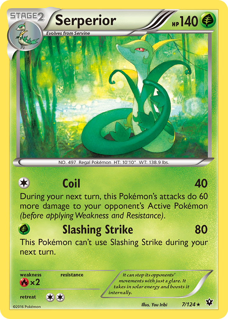 Serperior (7/124) [XY: Fates Collide] | Good Games Cannington