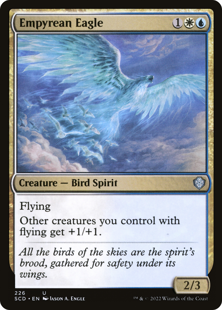 Empyrean Eagle [Starter Commander Decks] | Good Games Cannington