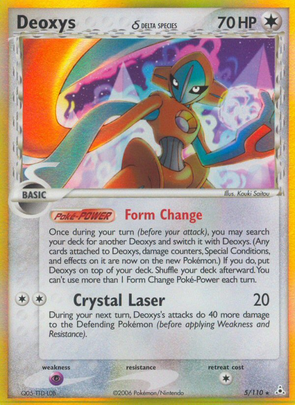 Deoxys (5/110) (Delta Species) [EX: Holon Phantoms] | Good Games Cannington