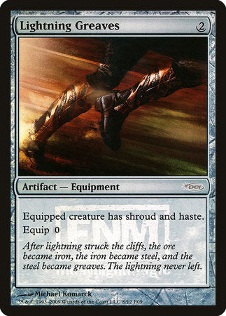 Lightning Greaves [Friday Night Magic 2009] | Good Games Cannington