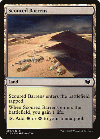 Scoured Barrens [Commander 2015] | Good Games Cannington