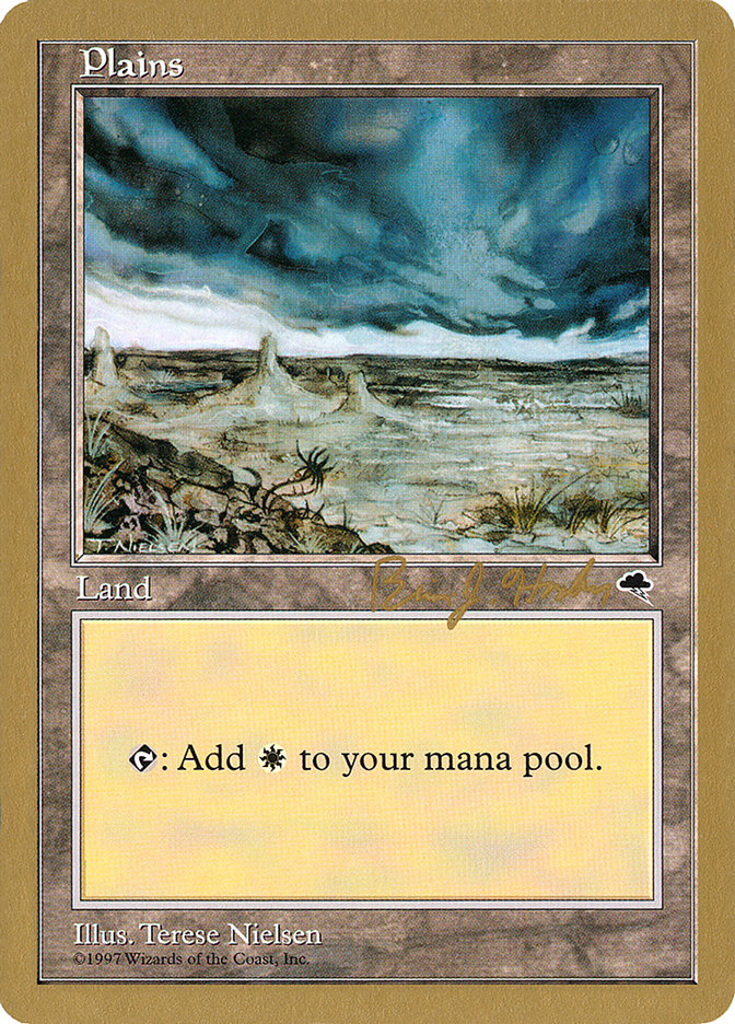 Plains (bh334) (Brian Hacker) [World Championship Decks 1998] | Good Games Cannington