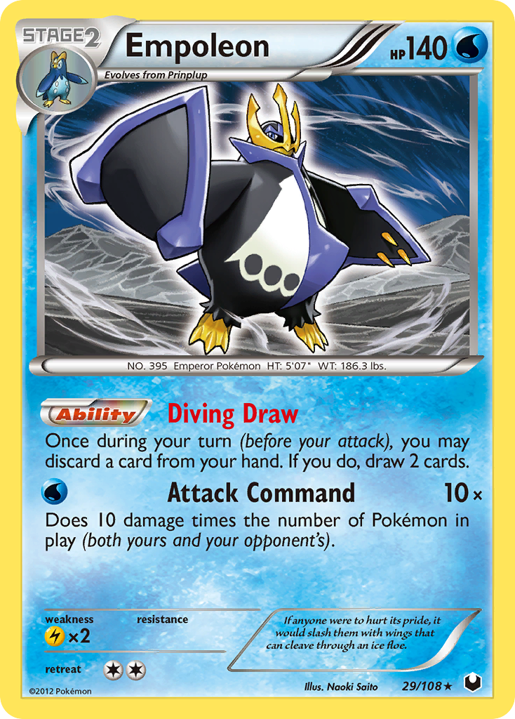 Empoleon (29/108) [Black & White: Dark Explorers] | Good Games Cannington