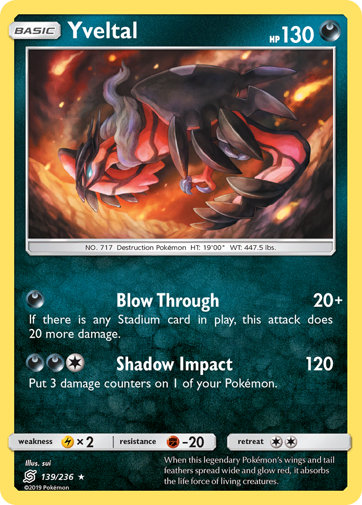 Yveltal (139/236) [Sun & Moon: Unified Minds] | Good Games Cannington