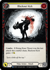 Blackout Kick (Yellow) [U-WTR090] (Welcome to Rathe Unlimited)  Unlimited Rainbow Foil | Good Games Cannington