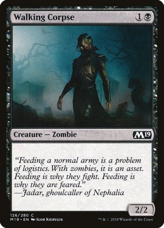 Walking Corpse [Core Set 2019] | Good Games Cannington