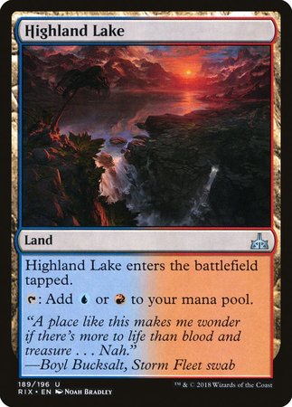 Highland Lake [Rivals of Ixalan] | Good Games Cannington