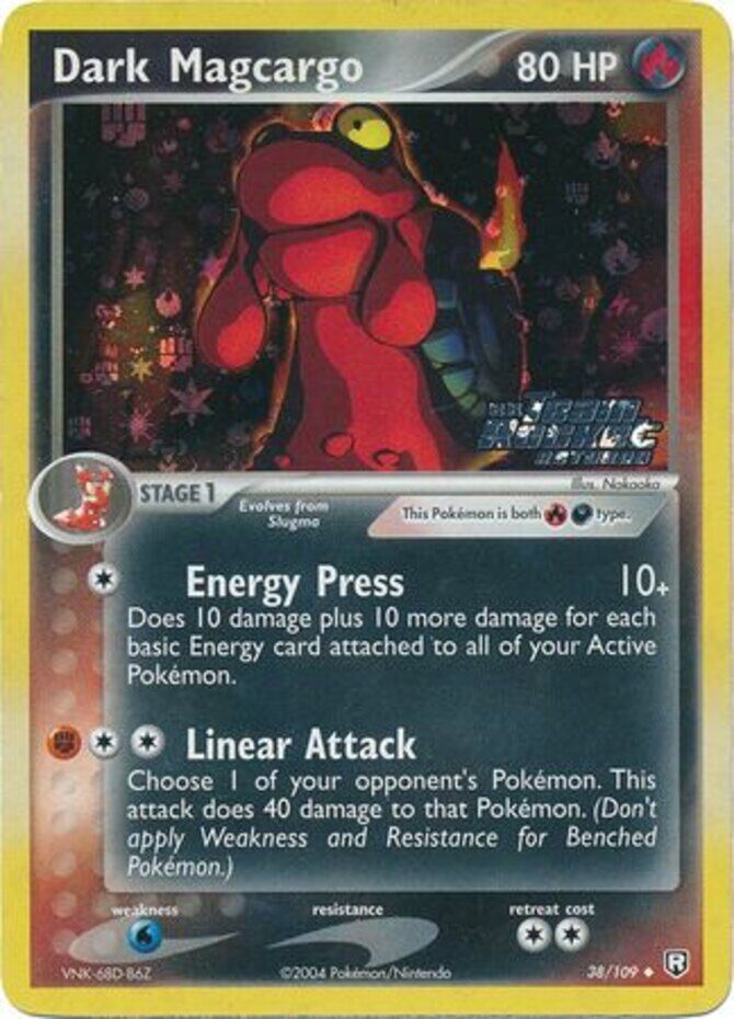 Dark Magcargo (38/109) (Stamped) [EX: Team Rocket Returns] | Good Games Cannington