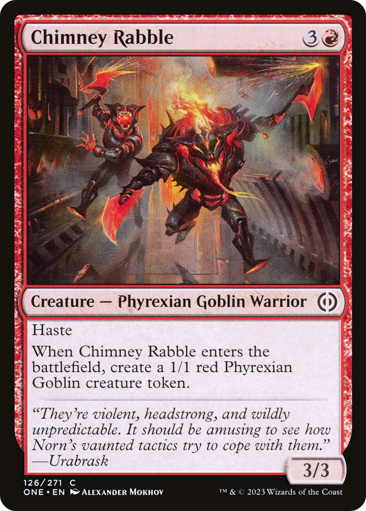 Chimney Rabble [Phyrexia: All Will Be One] | Good Games Cannington
