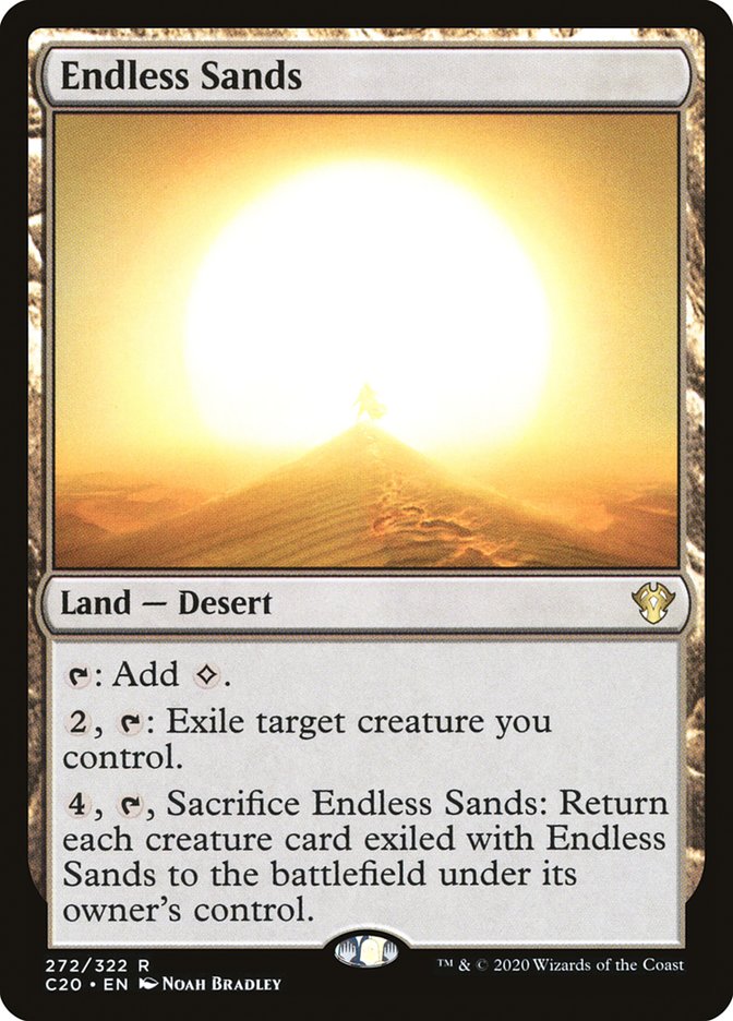 Endless Sands [Commander 2020] | Good Games Cannington