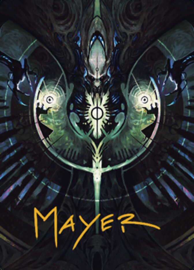 Gix's Command Art Card (Gold-Stamped Signature) [The Brothers' War Art Series] | Good Games Cannington