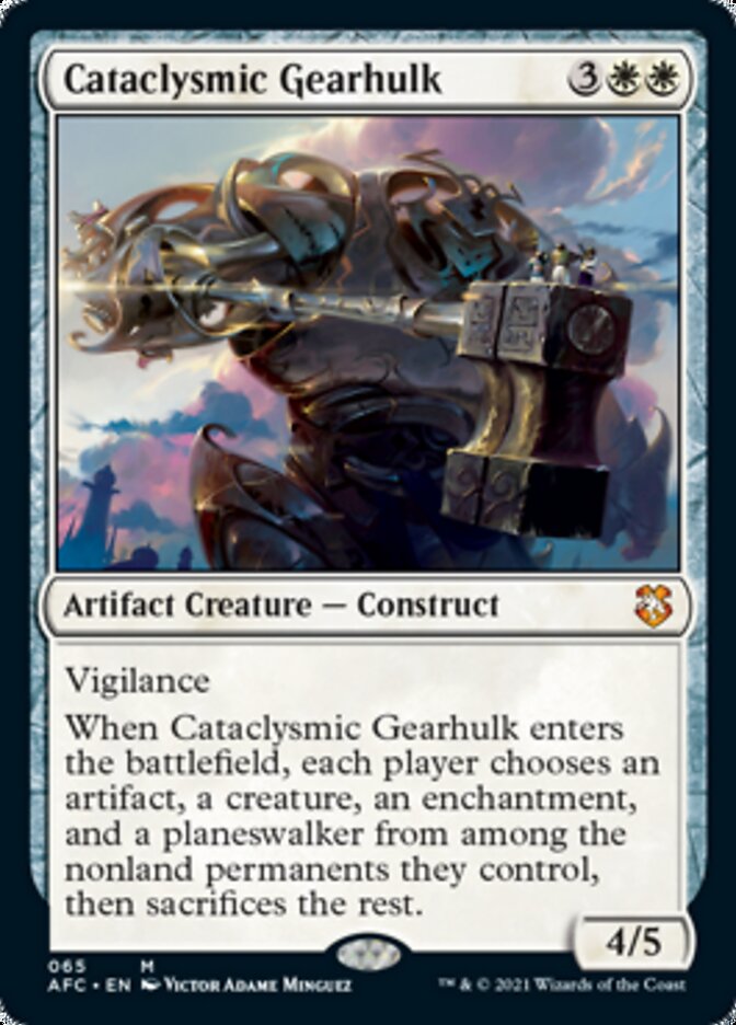 Cataclysmic Gearhulk [Dungeons & Dragons: Adventures in the Forgotten Realms Commander] | Good Games Cannington
