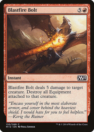 Blastfire Bolt [Magic 2015] | Good Games Cannington