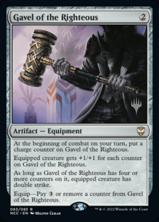Gavel of the Righteous (Promo Pack) [Streets of New Capenna Commander Promos] | Good Games Cannington