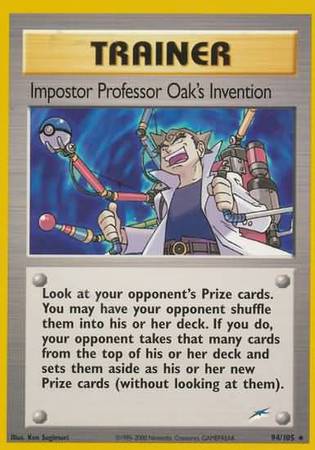 Impostor Professor Oak's Invention (94/105) [Neo Destiny Unlimited] | Good Games Cannington