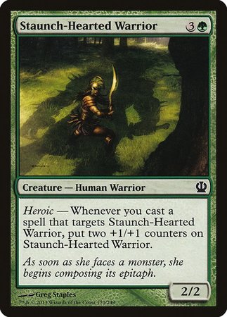 Staunch-Hearted Warrior [Theros] | Good Games Cannington