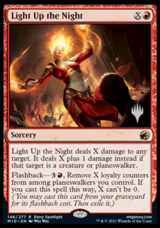 Light Up the Night (Promo Pack) [Innistrad: Midnight Hunt Promos] | Good Games Cannington