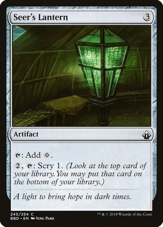 Seer's Lantern [Battlebond] | Good Games Cannington