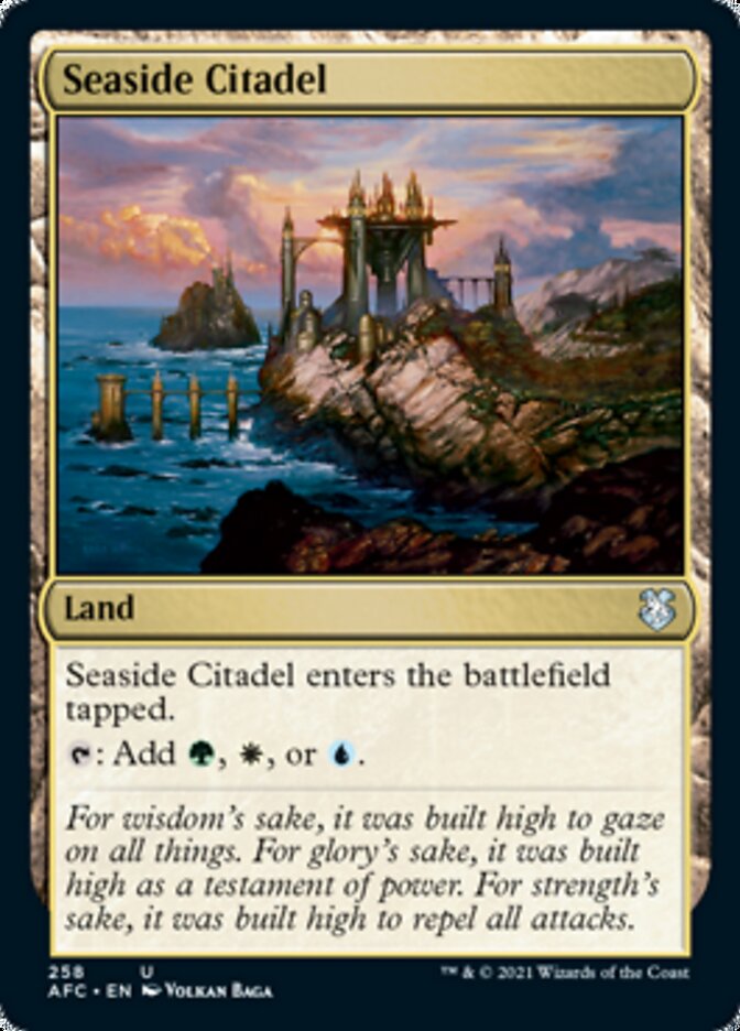 Seaside Citadel [Dungeons & Dragons: Adventures in the Forgotten Realms Commander] | Good Games Cannington