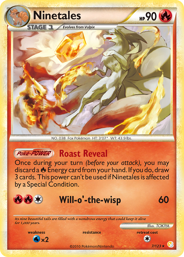 Ninetales (7/123) [HeartGold & SoulSilver: Base Set] | Good Games Cannington
