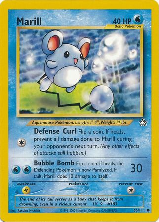 Marill (66/111) [Neo Genesis Unlimited] | Good Games Cannington