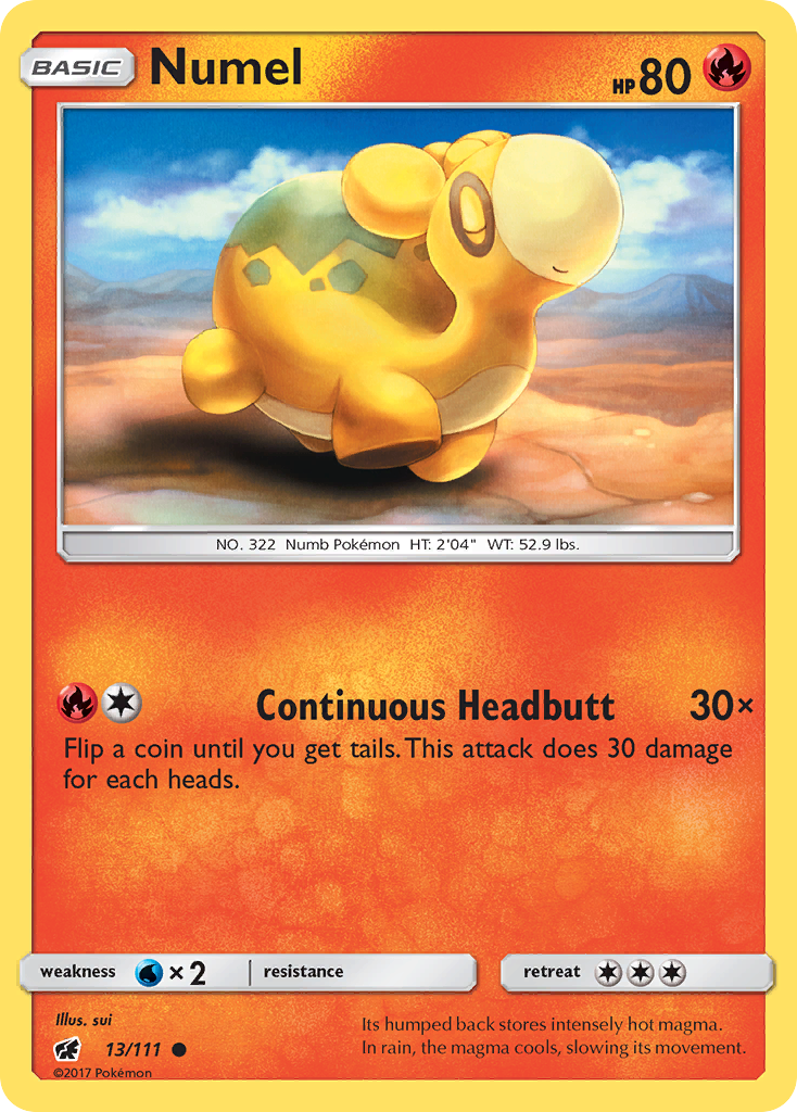 Numel (13/111) [Sun & Moon: Crimson Invasion] | Good Games Cannington