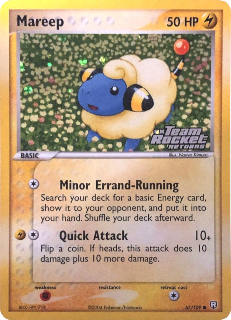 Mareep (67/109) (Stamped) [EX: Team Rocket Returns] | Good Games Cannington