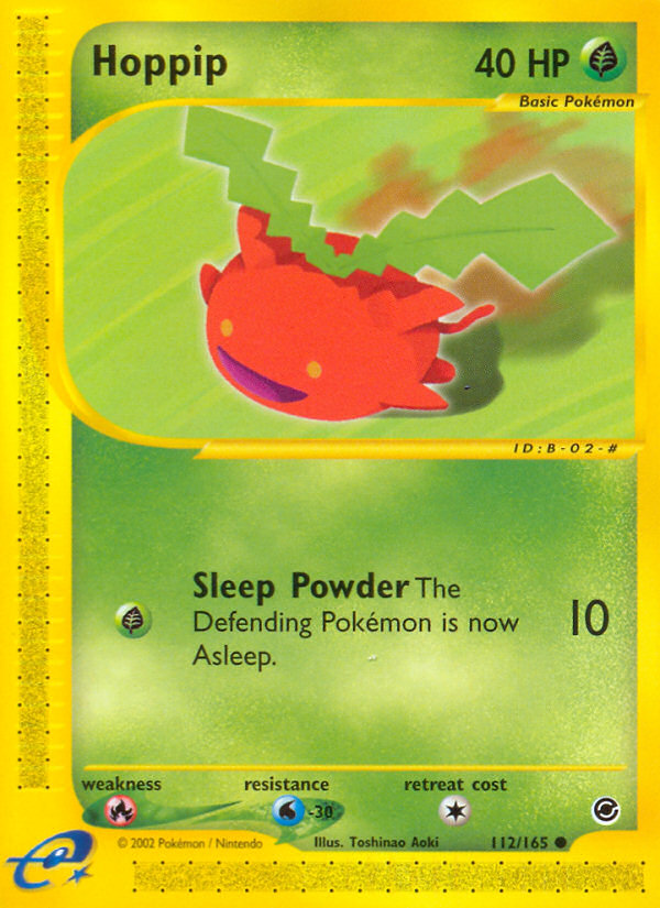 Hoppip (112/165) [Expedition: Base Set] | Good Games Cannington