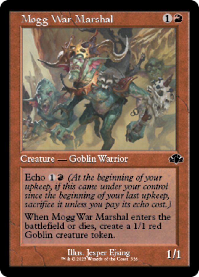 Mogg War Marshal (Retro) [Dominaria Remastered] | Good Games Cannington