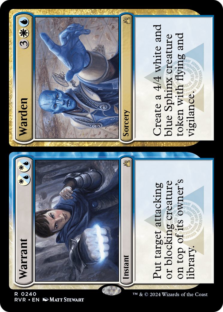 Warrant // Warden [Ravnica Remastered] | Good Games Cannington
