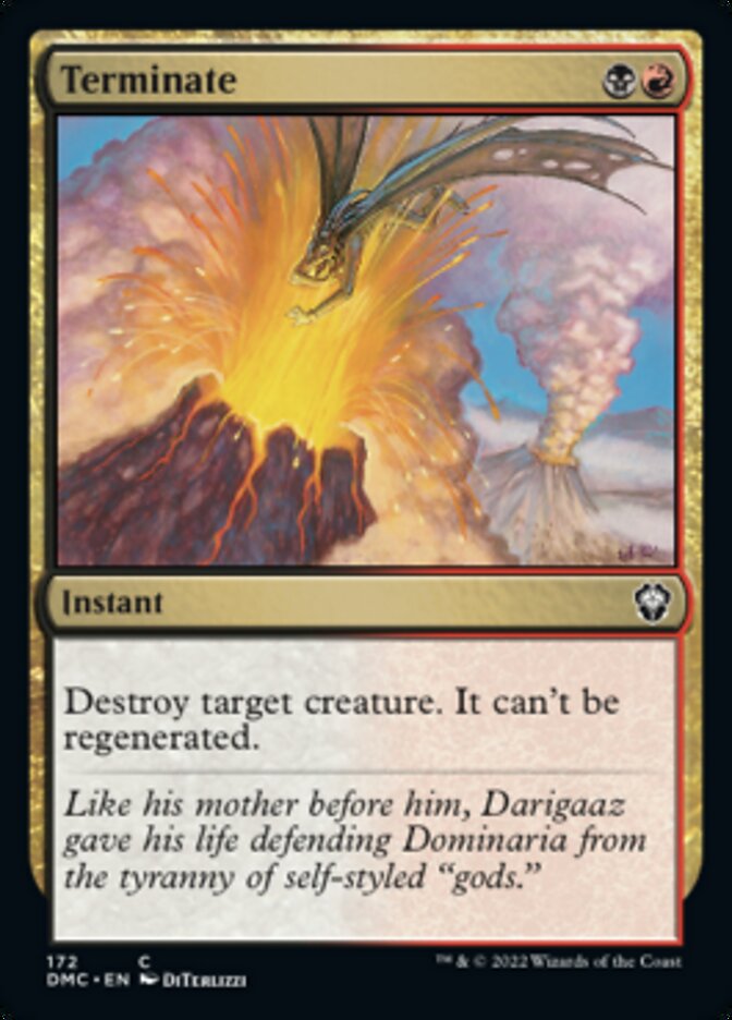 Terminate [Dominaria United Commander] | Good Games Cannington