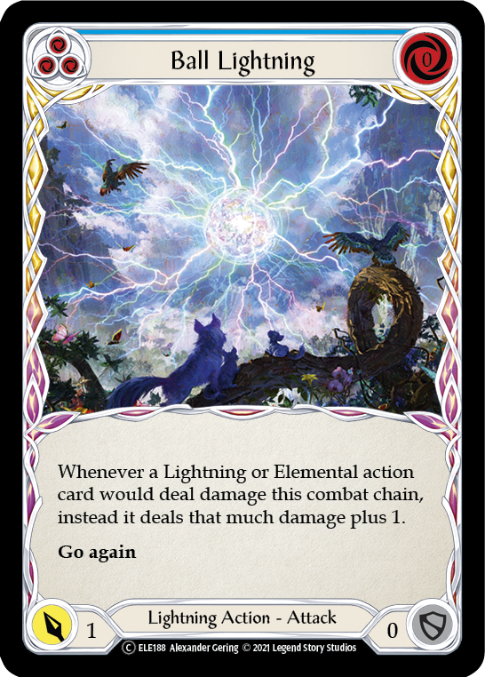 Ball Lightning (Blue) [U-ELE188] Unlimited Normal | Good Games Cannington