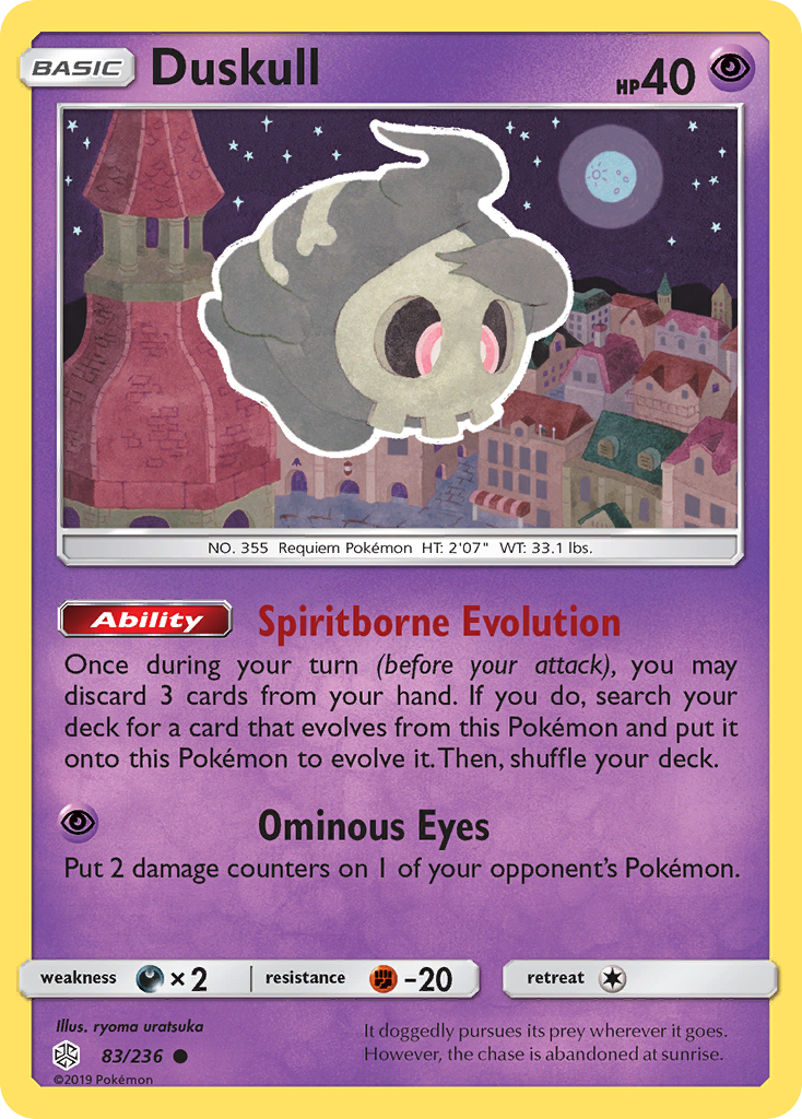 Duskull (83/236) [Sun & Moon: Cosmic Eclipse] | Good Games Cannington