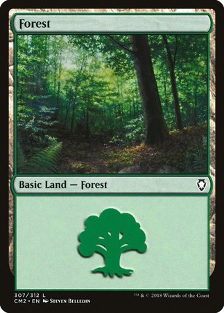 Forest (307) [Commander Anthology Volume II] | Good Games Cannington
