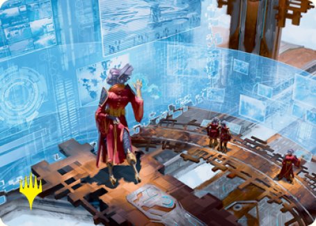 Universal Surveillance Art Card (Gold-Stamped Signature) [Kamigawa: Neon Dynasty Art Series] | Good Games Cannington