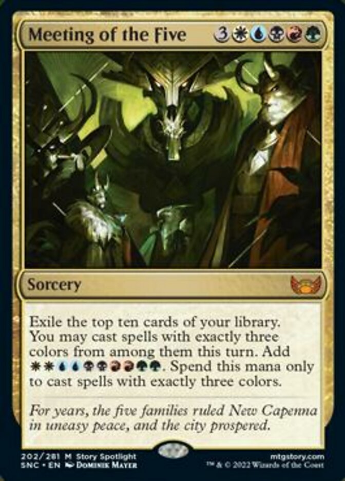 Meeting of the Five [Streets of New Capenna] | Good Games Cannington