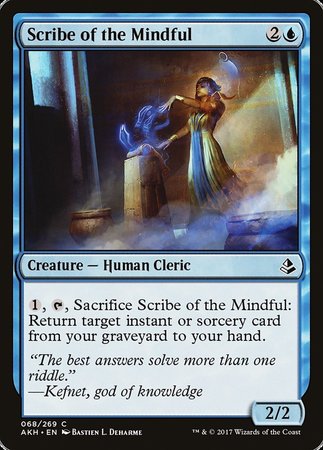 Scribe of the Mindful [Amonkhet] | Good Games Cannington