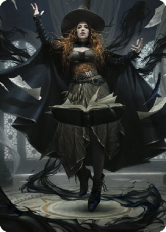 Tasha, the Witch Queen Art Card (41) [Commander Legends: Battle for Baldur's Gate Art Series] | Good Games Cannington