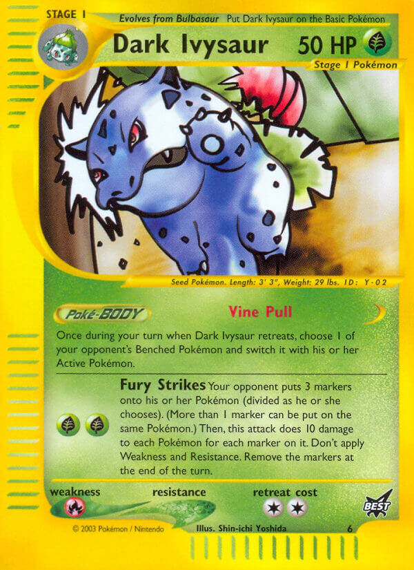 Dark Ivysaur (6) [Best of Promos] | Good Games Cannington
