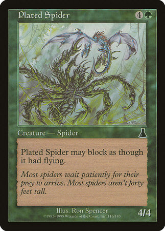 Plated Spider [Urza's Destiny] | Good Games Cannington
