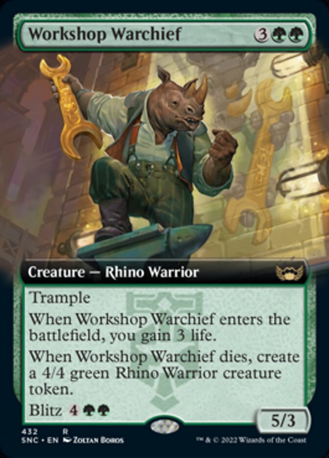 Workshop Warchief (Extended Art) [Streets of New Capenna] | Good Games Cannington
