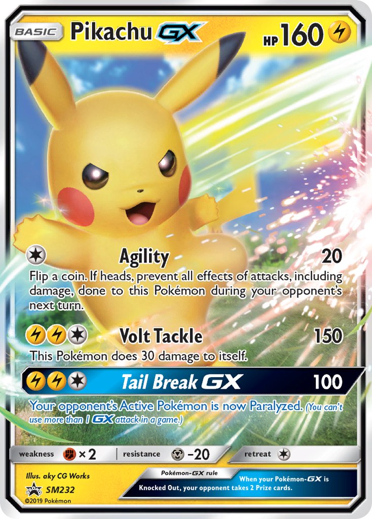 Pikachu GX (SM232) [Sun & Moon: Black Star Promos] | Good Games Cannington