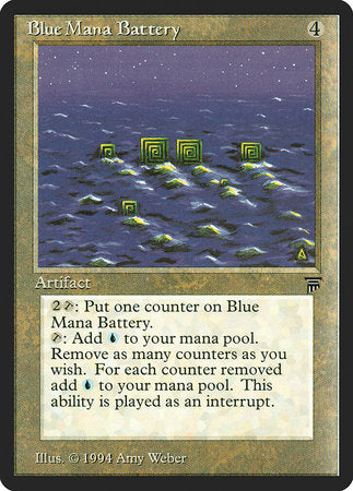 Blue Mana Battery [Legends] | Good Games Cannington