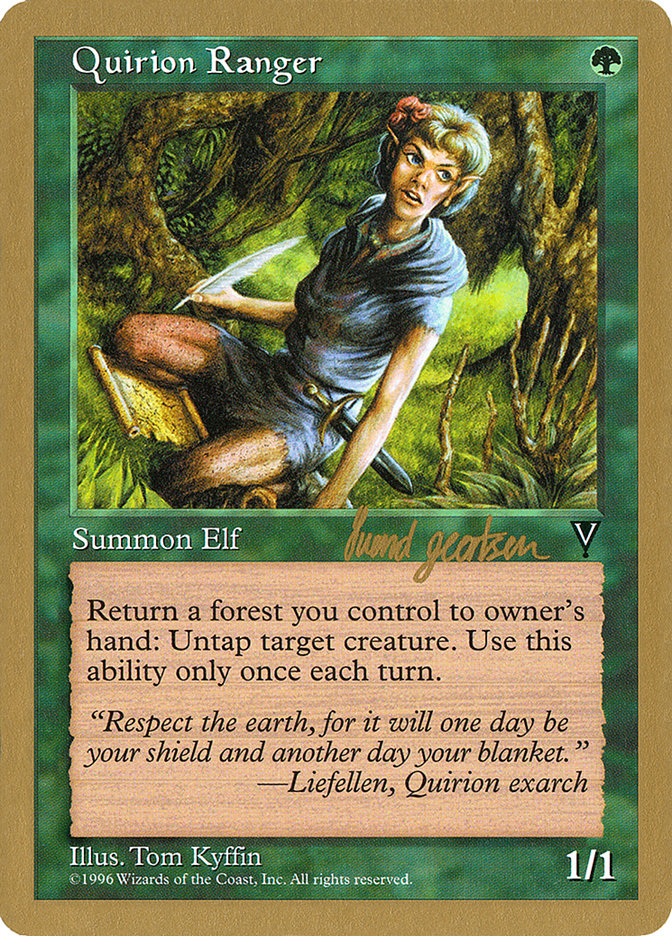 Quirion Ranger (Svend Geertsen) [World Championship Decks 1997] | Good Games Cannington