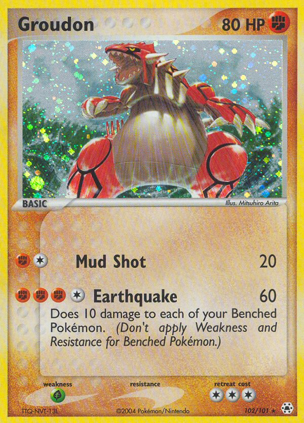 Groudon (102/101) [EX: Hidden Legends] | Good Games Cannington