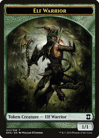 Elf Warrior Token [Eternal Masters Tokens] | Good Games Cannington