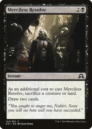 Merciless Resolve [Shadows over Innistrad] | Good Games Cannington