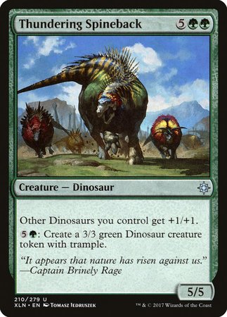 Thundering Spineback [Ixalan] | Good Games Cannington