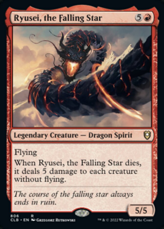 Ryusei, the Falling Star [Commander Legends: Battle for Baldur's Gate] | Good Games Cannington