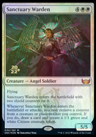 Sanctuary Warden [Streets of New Capenna Prerelease Promos] | Good Games Cannington
